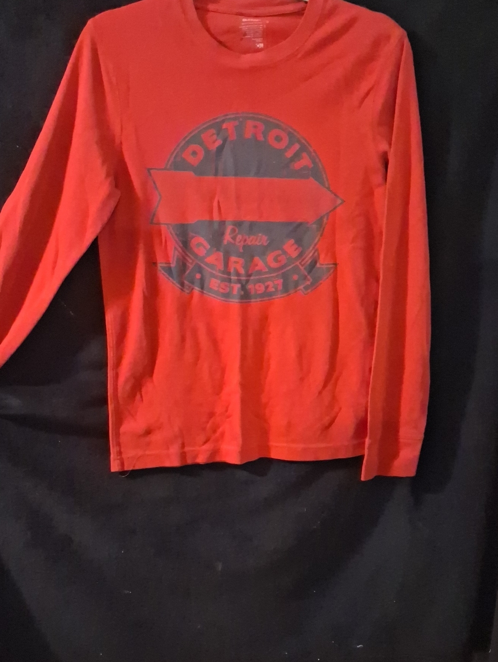 Men's Red Long-Sleeve Sweater - Classic Crew